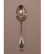 WM Rogers Mfg Spoon AA IS Jubilee Silverplate Dessert Oval 6&quot; Int&#39;l Silv... - $6.88