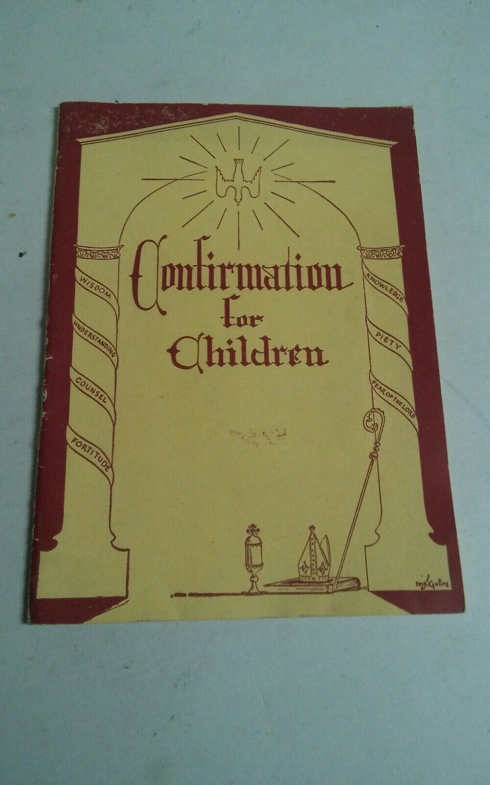 VTG COnfirmation For Children Booklet 1934 Daniel Dougherty Paulist