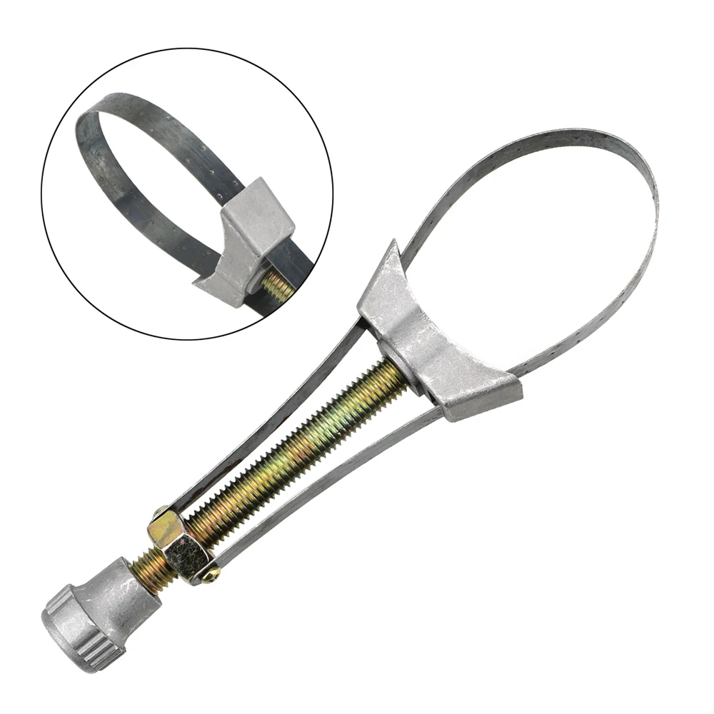 Oil Filter Wrench Adjustable Universal Key Ratchet Torque Strap Spanner Car Auto - £11.82 GBP