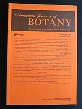 American Journal of BOTANY Official Publication August 1987 Volume 74 Nu... - $15.98