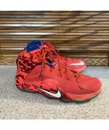 Nike Lebron James 12 GS USA Red Blue 4th Of July Youth Basketball Shoes ... - $39.89