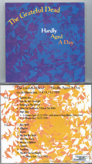 Grateful Dead - Hardly Aged A Day ( 2 CD SET )  ( Silver Rarities ) ( Fi... - $30.99