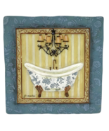 French Country Bathroom Tiles Jo Moulton Cast Iron Footed Bathtub Wall A... - €17,06 EUR