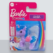 Lollipop Unicorn Micro Figure / Cake Topper - Barbie Pets Collection - £2.10 GBP