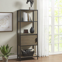 3-Shelf Bookcase with Storage Cabinet - £443.74 GBP
