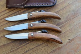 3 Real custom made Stainless Steel folding knife  From the Eagle Collect... - $98.99
