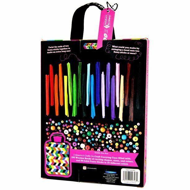 Smarts & Crafts Fuzzy Sticks and Wood Beads Craft Kit (241 Pieces) (LOC GRM1) Item image 3