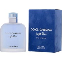 D &amp; G Light Blue Eau Intense By Dolce &amp; Gabbana Eau De Parfum Spray 6.7 Oz - £90.74 GBP