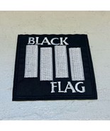 Black Flag Band Iron On Patch SST Bars Logo Circle Jerks Agnostic Front - £10.16 GBP