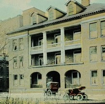 c1910 Grant Hospital Columbus Ohio Postcard Carriages Street View Vintage  - £13.54 GBP