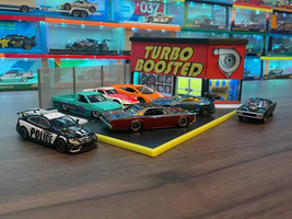 DIY Turbo Boosted Diorama 1 64 Scale Compatible with Hot Wheels and Matc... - £47.59 GBP