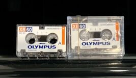 Lot Of 2 - XB60 MC60 Olympus MicroCassette Tape for Dictaphone - 1 Seale... - $9.90