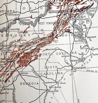 Map 1942 Civil War c1861-1865 10.5 x 9&quot; Military History Ephemera DWW6B - £23.59 GBP
