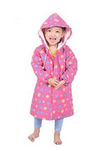 Fuchsia Square Toddlers Hooded Raincoat, 2-4 Yrs