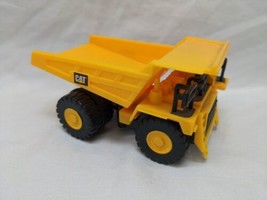 1998 Mattel Cat Yellow Dump Truck 4&quot; - £14.15 GBP