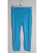 Fabletics Motion 365 Teal Blue Leggings Work Out Pants Women&#39;s Size Large - $463.01 MXN