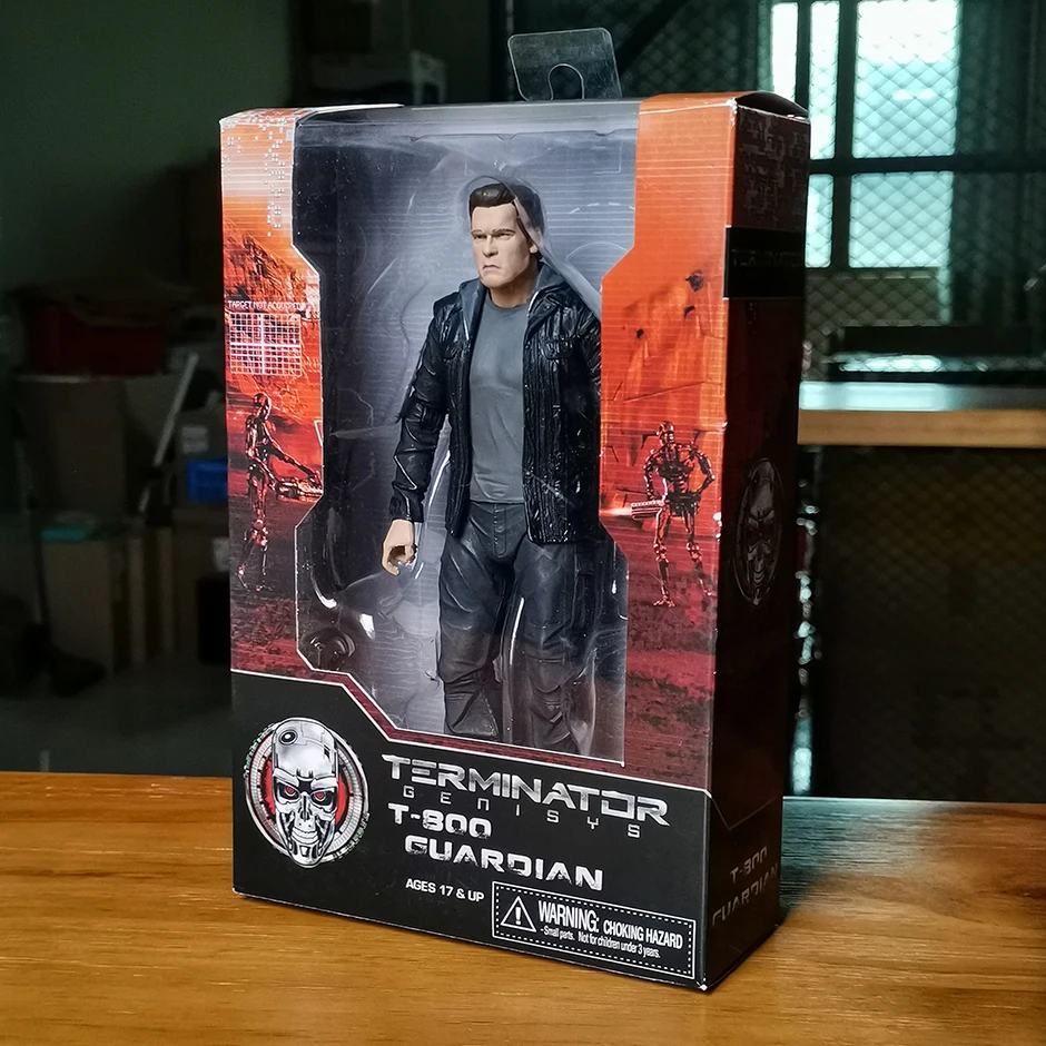 NECA Terminator Genisys T-800 Guardian Endoskeleton Figurine Collection ... - $16.59