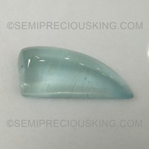 Natural Aquamarine Fancy Cabochon 21x9mm Aqua Sky Blue Color SI2 Clarity Loose G - £1,078.42 GBP