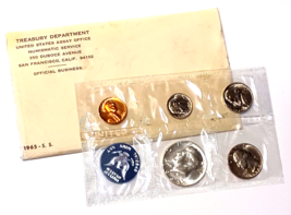 1965 U.S. Special Mint 40% SILVER PROOF Set in Original Envelope - £31.15 GBP