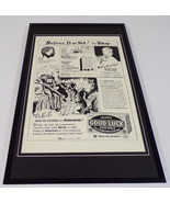 Ripley&#39;s 1937 Jelke&#39;s Margarine Framed 11x17 ORIGINAL Vintage Advertisin... - £54.26 GBP