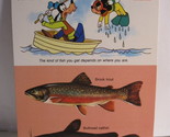1978 Walt Disney&#39;s Fun &amp; Facts Flashcard #DFF9-9: Getting Hooked on Fish - $2.00