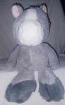 Animal Adventure Gray Donkey 12&quot; Plush New - $12.75