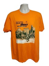 2015 The 21st Annual Tour De Bronx Adult Large Orange TShirt - £11.82 GBP