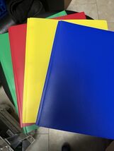 (4pack) pen+gear prong poly folder green 2 Pockets - $16.80