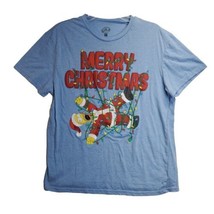 Matt Groening The Simpsons Homer Merry Christmas T-Shirt - Size Large - $9.85
