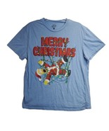 Matt Groening The Simpsons Homer Merry Christmas T-Shirt - Size Large - £7.74 GBP