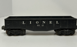 Vintage Lionel 6012 Black Hopper Car Ore Coal Wagon Open Gondola No Load... - $18.73