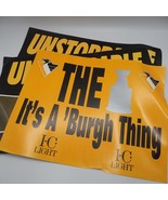 Pittsburgh Penguins Placard Unstoppable Lot of 3 Post Gazette I.C. Light - £19.41 GBP