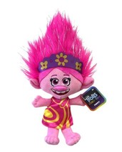 Dreamworks Trolls World Tour Plush Poppy Doll - Pink &amp; Yellow - **BRAND NEW!!!** - £9.02 GBP