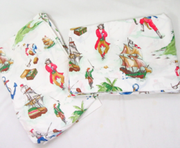 The Company Store Treasure Pirates Kids Twin Duvet Cover and Fitted Sheet - £36.77 GBP