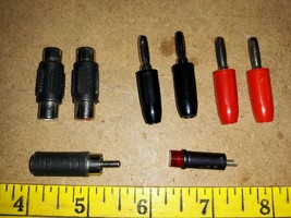20DD76 Assorted Rca & Pin Adapters, Very Good Condition - $5.81