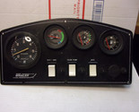 Vintage  OEM Boston Whaler Black  rigid vinyl Gauge/Switch Panel 13-5/8x... - $123.75