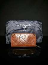 ST Dupont Shoot the Moon Zip-Around Wallet  Brown - £520.95 GBP
