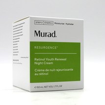 Murad RESURGENCE Retinol Youth Renewal Night Cream 1.7 Fl Oz Brand New - $29.70