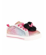 Disney Minnie Mouse Casual Rainbow Pom Sneaker (Toddler Girls) - £16.34 GBP