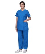 Womens Scrub Suit - Ideal for Doctors, Nurses, Dentists Healthcare SIZE ... - £43.40 GBP
