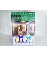 New! 4.2 Foot Tall Nativity Scene LED Light Up Airblown Christmas Inflat... - £78.17 GBP