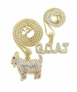 [Icemond] Goat &amp; G.O.A.T. Pendant Duo Necklace Set - £24.31 GBP