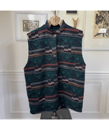 Vintage Outback Trading Company Ltd Southwest Blanket Print Button Front... - $39.68 CAD