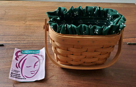 Longaberger Breast American Cancer Society 1997 Basket with Liner &amp; Protector - £15.52 GBP