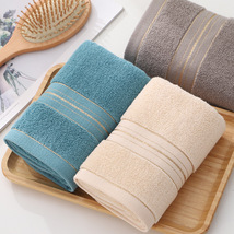 3 pcs 100% Cotton Face Towel 34x75cm Solid Color High Quality Absorbent Multicol - £19.97 GBP