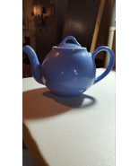 Vintage Hall Pottery Teapot Cornflower Blue Lipton&#39;s Tea Teapot Made in USA - $44.99