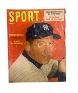 SPORT MAGAZINE MARCH 1957 MICKEY MANTLE, RED WINGS, DON NEWCOMBE, VERN M... - £9.56 GBP
