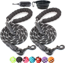 BAAPET 2 Packs 5/6 FT Dog Leash with Comfortable Padded Handle and Highly - £17.79 GBP