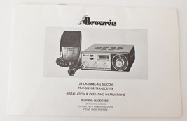 Brownie 23 Channel Transceiver CB Radio: Installation &amp; Operating Instru... - £6.79 GBP