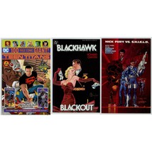 Set Of 3 Trade Paperbacks Teen Titans 100 Page, Nick Fury Vs. Shield, Blackhawk - £16.30 GBP